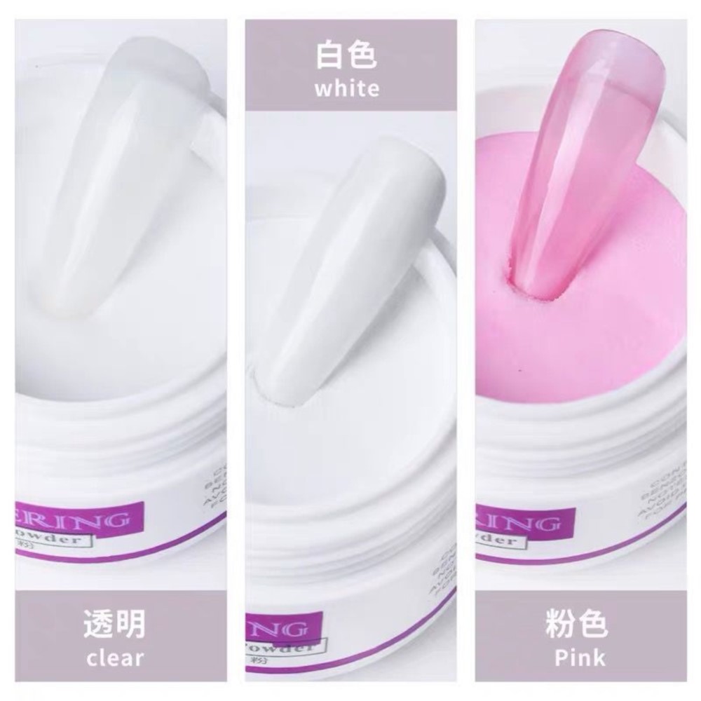 Acrylic Powder Clear - 10g/bottle Professional Acrylic Powder Clear White