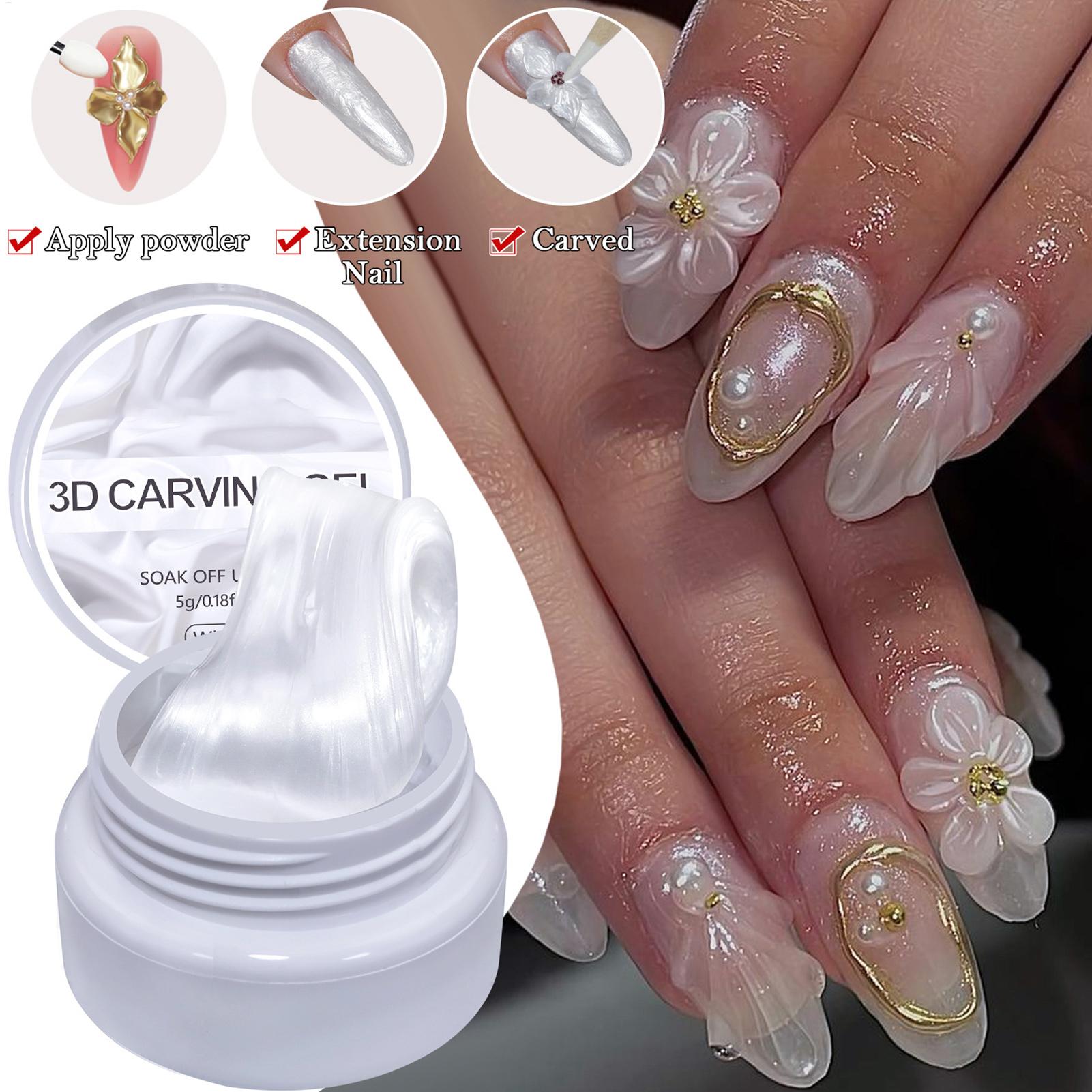 Nail Art Ombre - Nail Molding Gel, 5g Pearl 3D