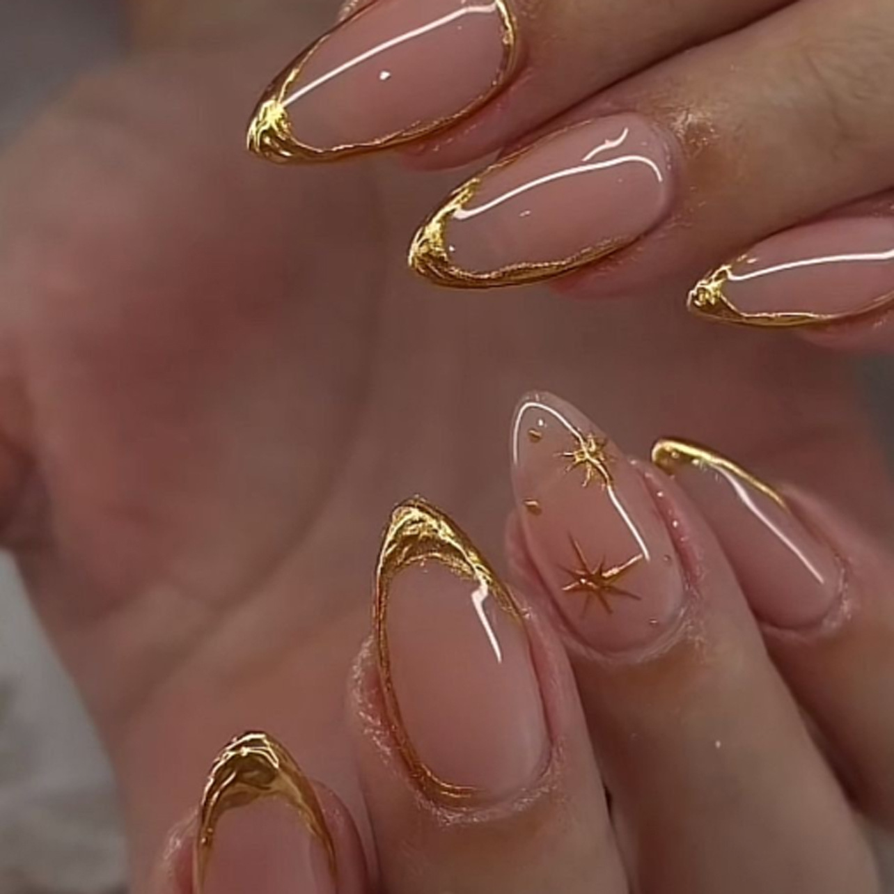 24Pcs Short Almond Nails Set F - Nail Art Maroon recension och pris
