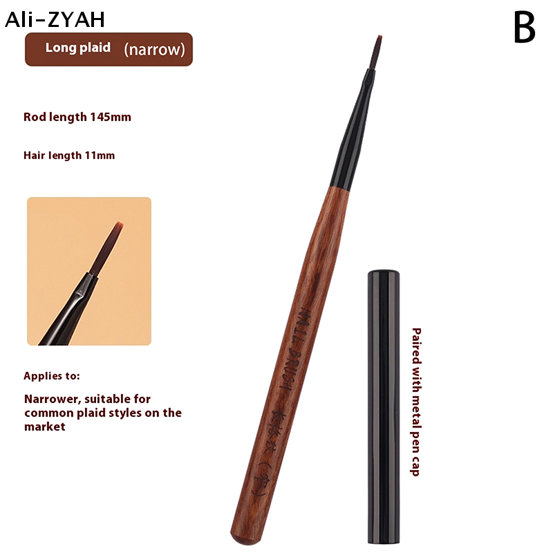 【ZYH】1/3Pcs Nail Art Liner Bru - Nail Art Brush Set recension och pris