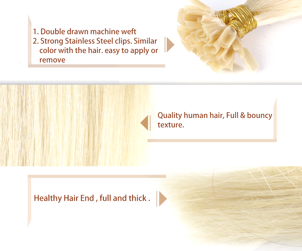 Straight Nail UTip Hair Extens - Nail Art Ombre recension och pris