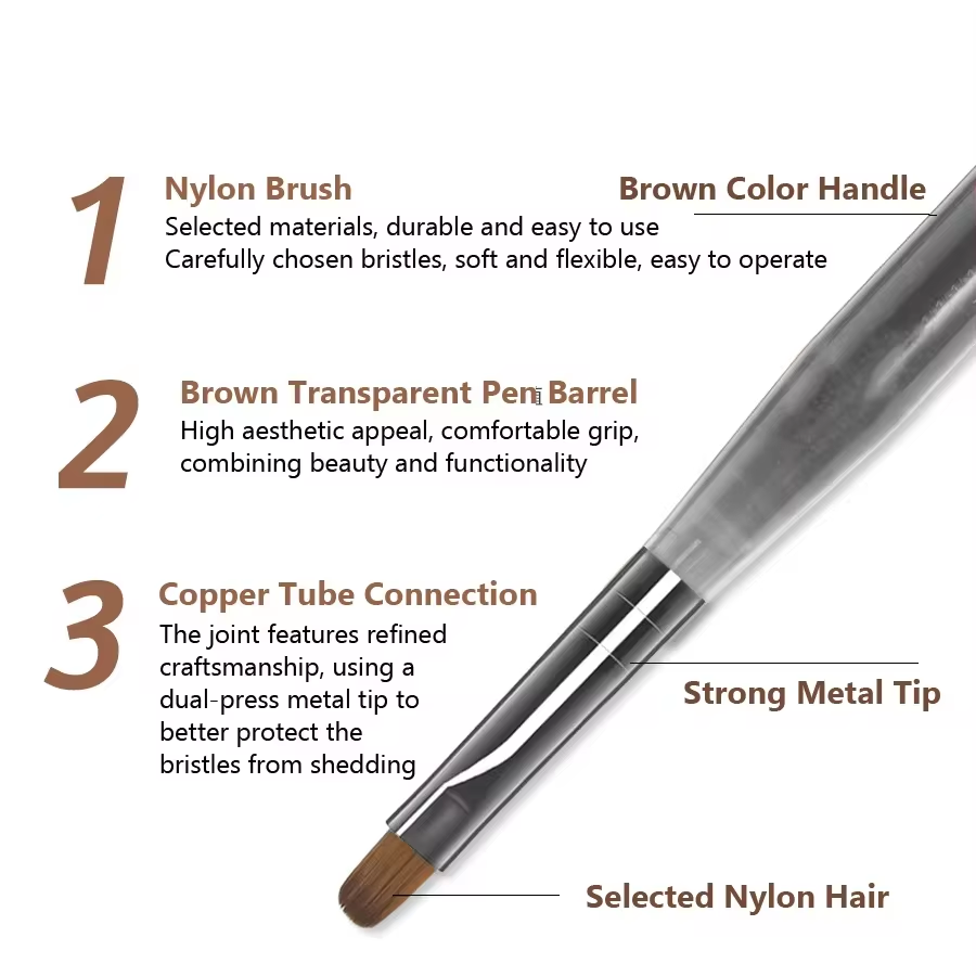 9Pcs Nail Brush Liner DIY Pain - Nail Art Kaki recension och pris