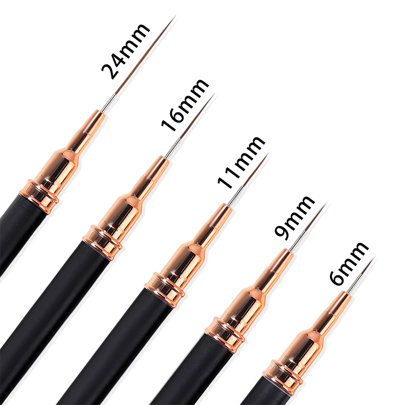 Z. 5Pcs/Set Professional Nail  - Nail Art Brush Set recension och pris
