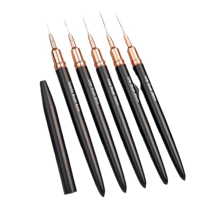Z. 5Pcs/Set Professional Nail  - Nail Art Brush Set recension och pris