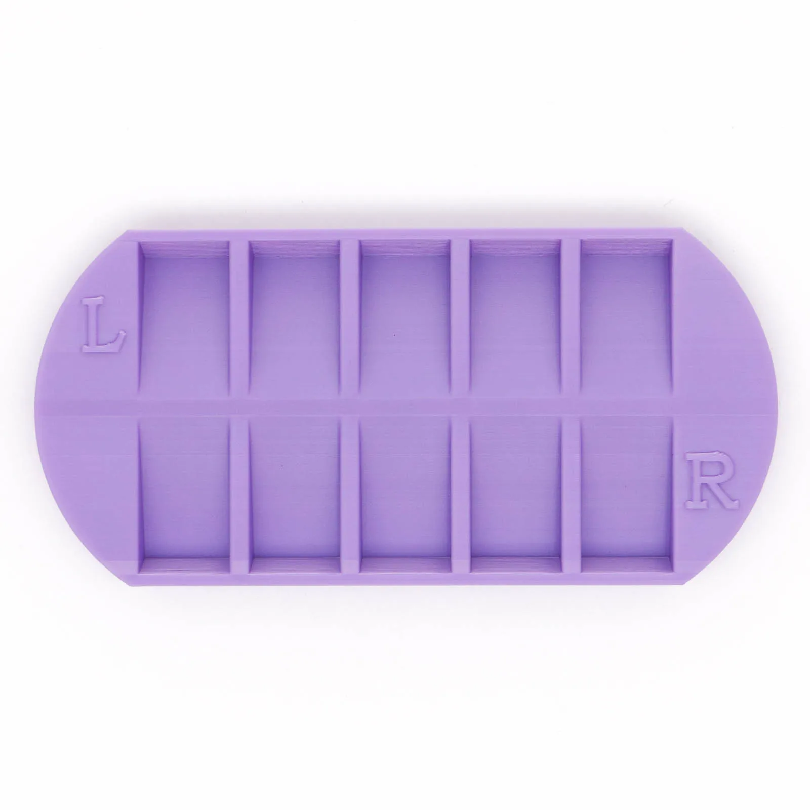 8-Grids Nail Tip Storage Tray  - Nail Art Kaki recension och pris