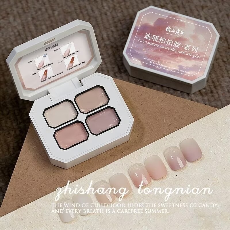 4 Colors Concealer Popular Nud - Nail Art Ombre recension och pris
