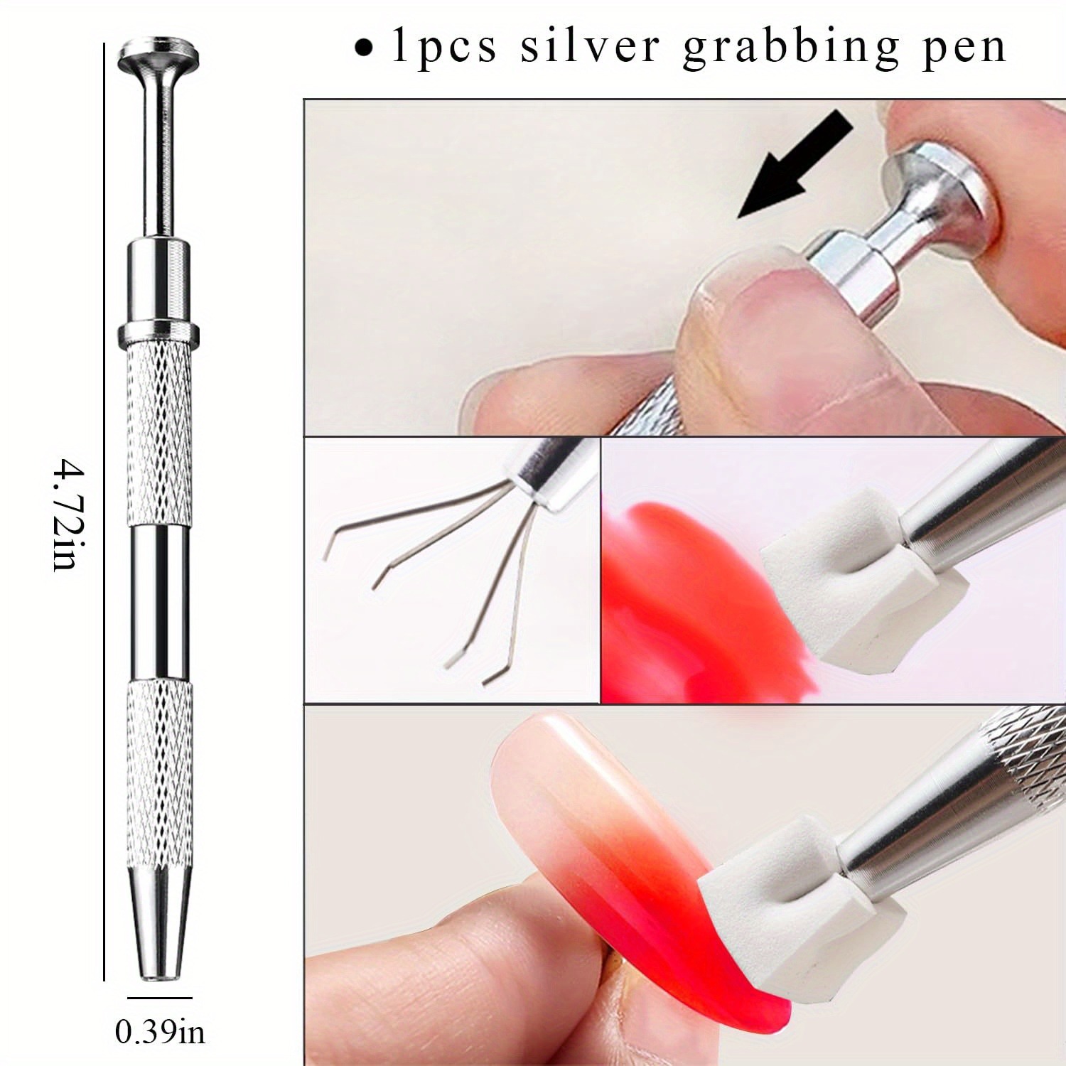 1/50/100Pcs Square Nail Art Sp - Nail Art Brush Set recension och pris