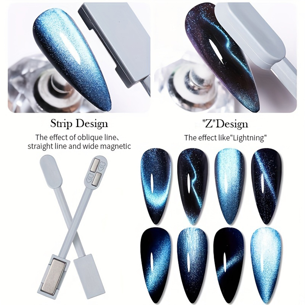1/2Pcs Cat Eye Magnet Set for  - Nail Gel Polish Set recension och pris