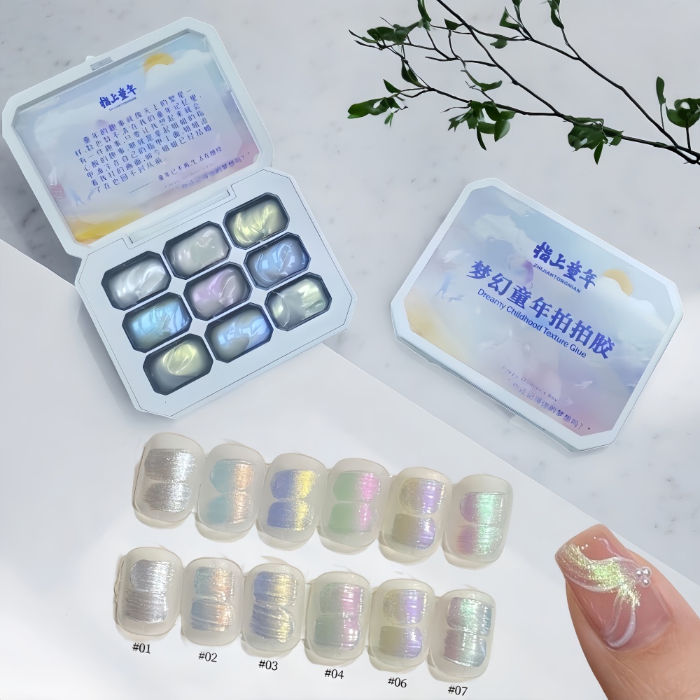 1pc 9-color new popular pattin - Nail Art Ombre recension och pris