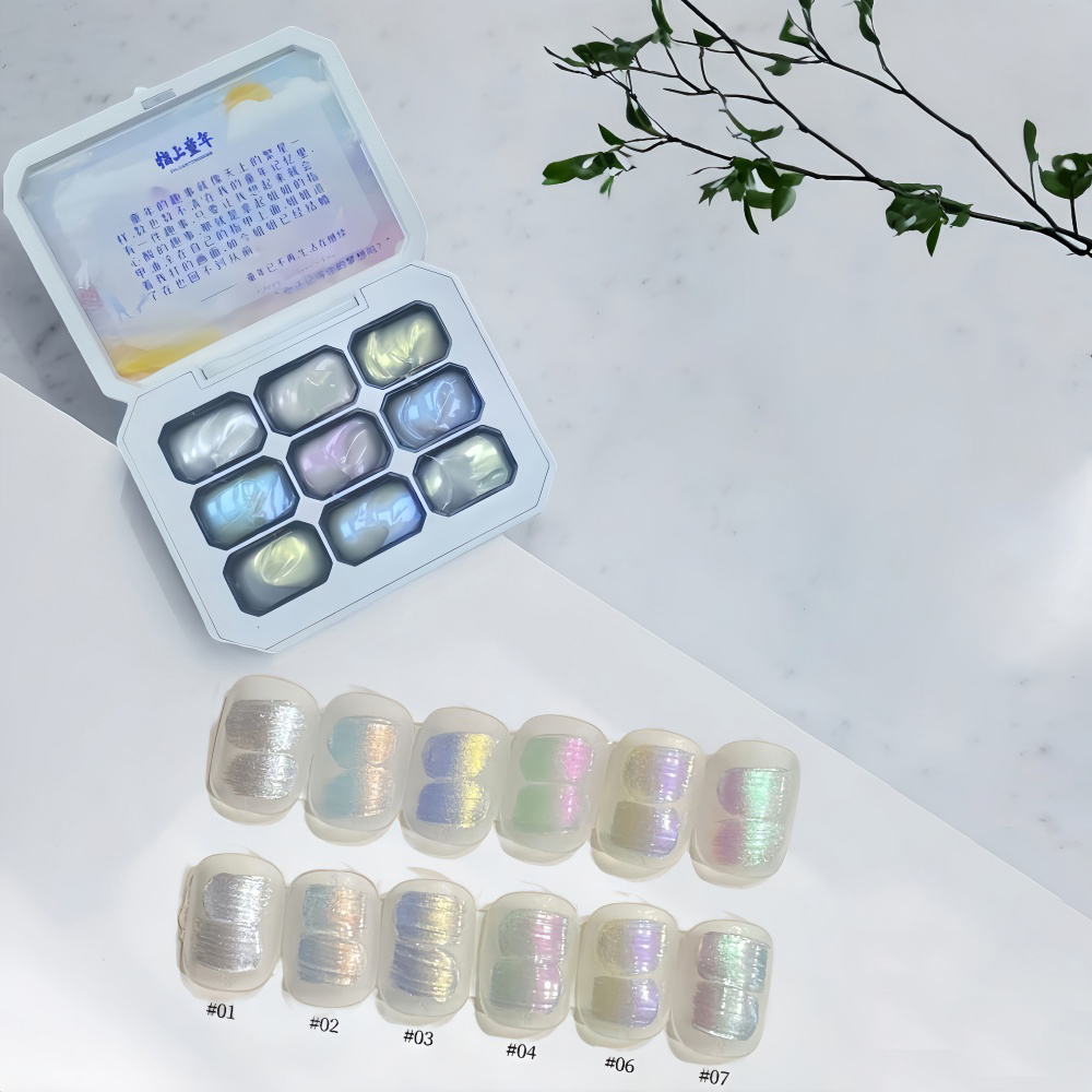 1pc 9-color new popular pattin - Nail Art Ombre recension och pris