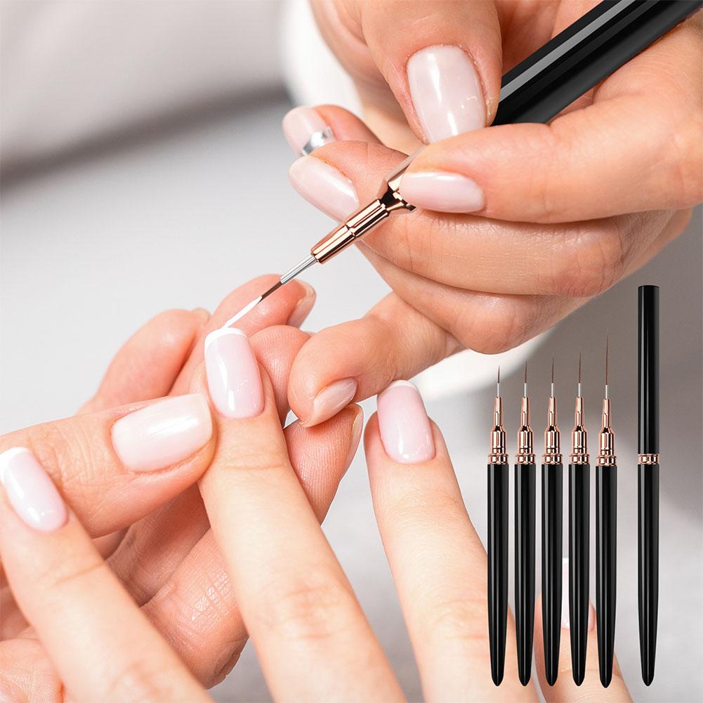 5pcs Nail Art Liner Brush Set  - Nail Art Brush Set recension och pris