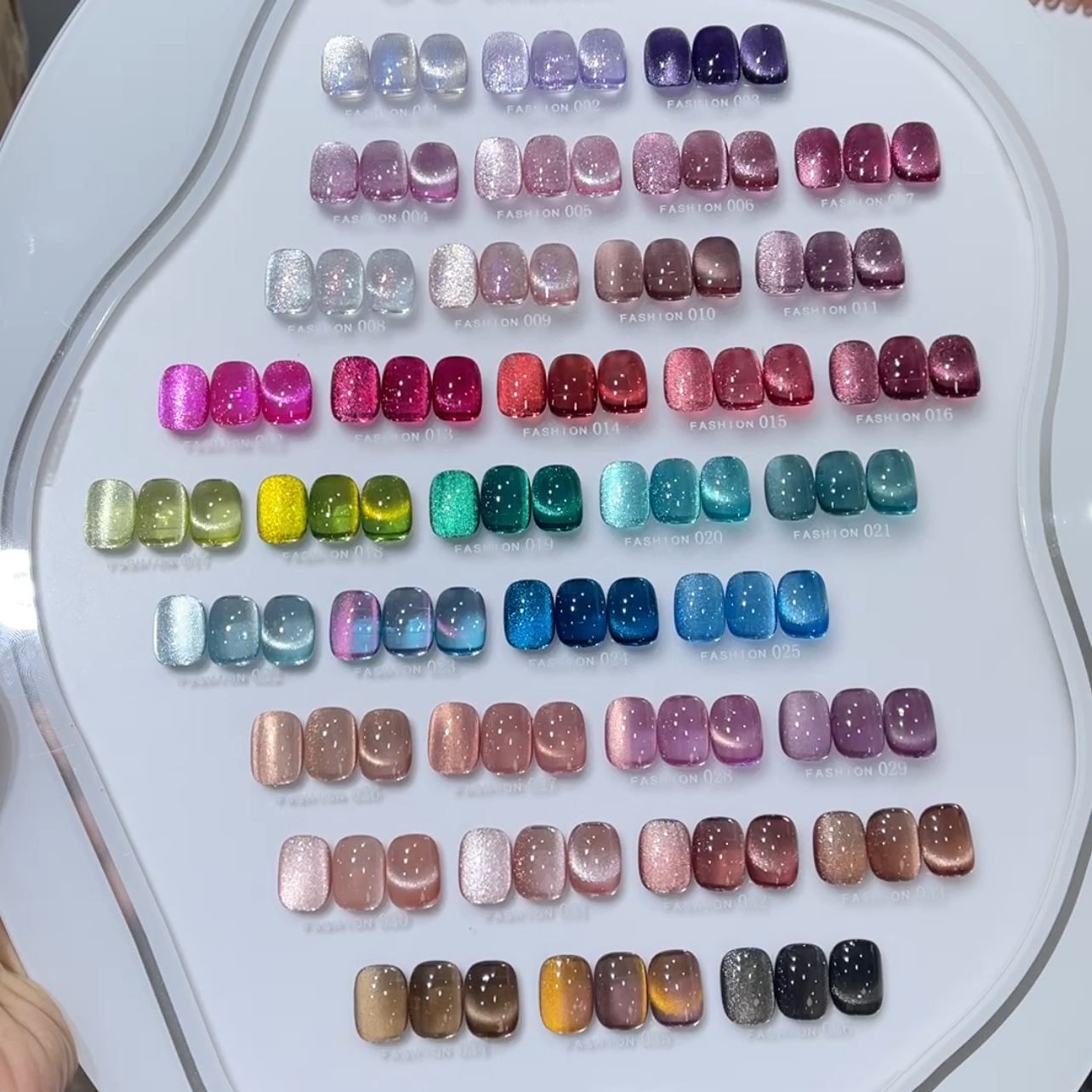 2026 U Omeei 36 Colors Cat Eye - Nail Gel Polish Set recension och pris