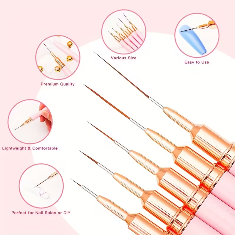 15pcs Professional Nail Art Br - Nail Art Brush Set recension och pris