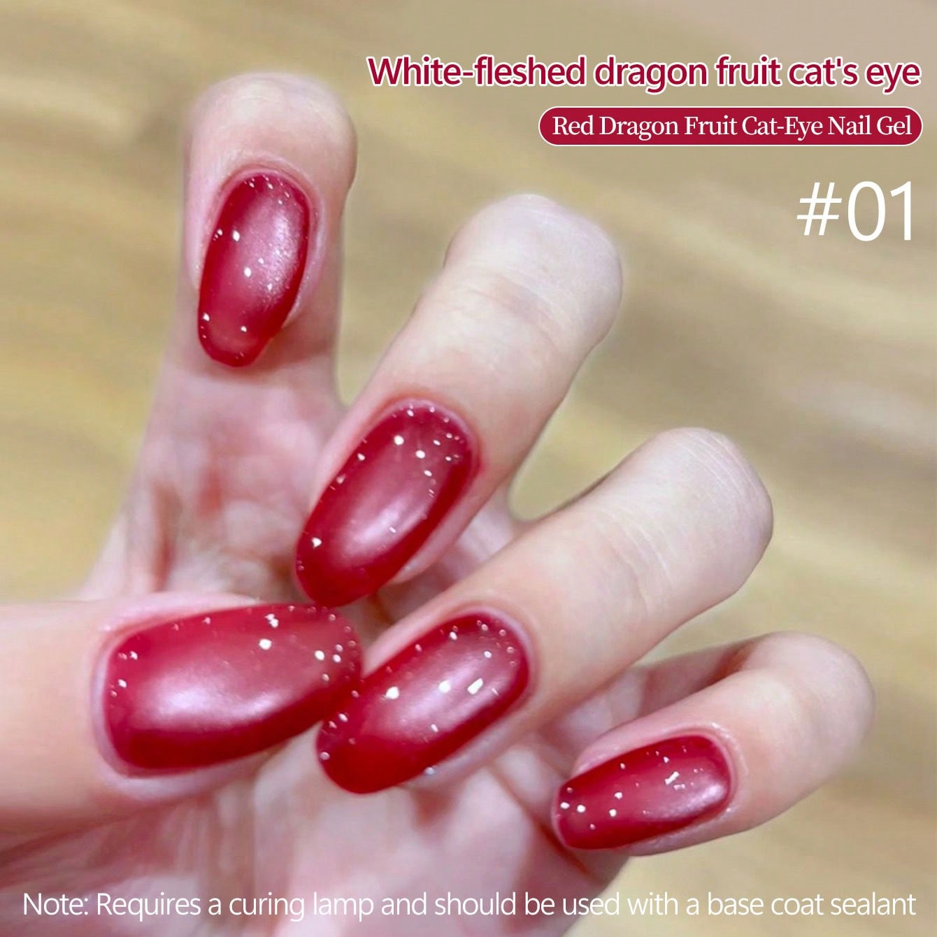1-5pcs2026NewDragon Fruit Cat  - Nail Art Emerald Blue recension och pris