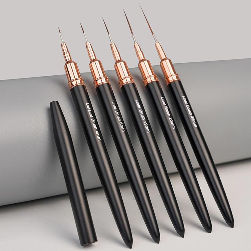 #5Pcs/Set Professional Nail Ar - Nail Art Brush Set recension och pris