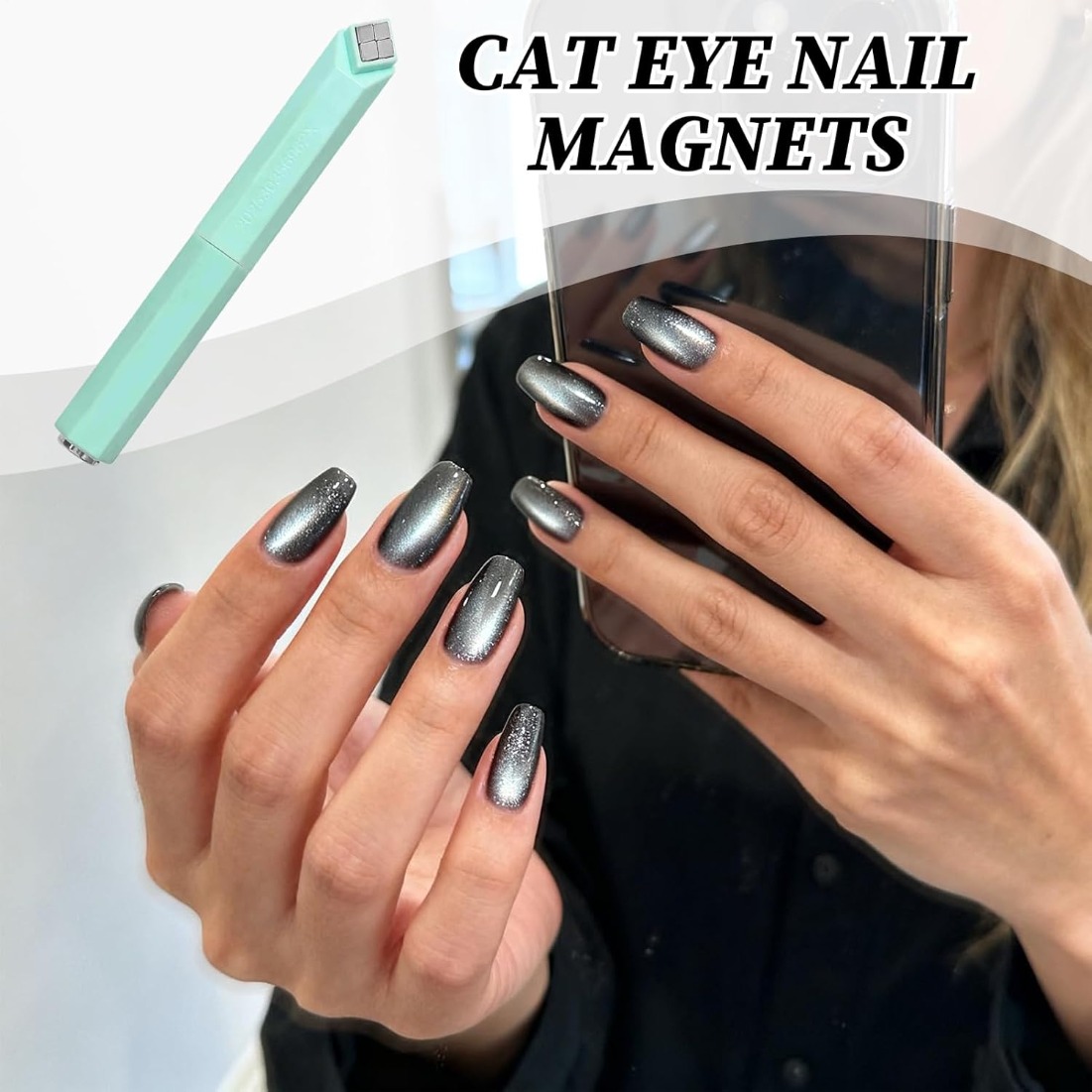 4-in-1 Diamond Shape Nail Magn - Nail Gel Polish Set recension och pris