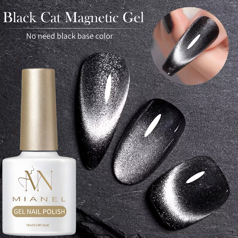 MIANEL 10ML 2026 New Black Pea - Nail Art Trend 2026 recension och pris