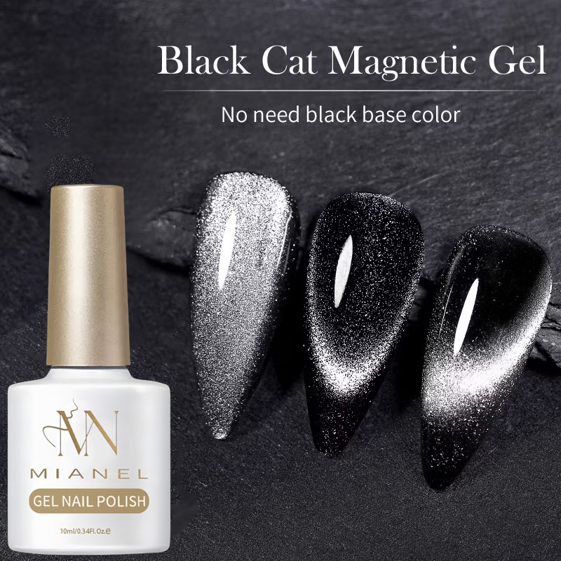 MIANEL 10ML 2026 New Black Pea - Nail Art Trend 2026 recension och pris