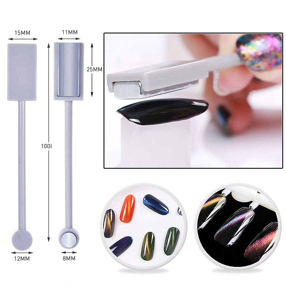 YIKOOLIN 3D Cat Eyes Magnet Ma - Nail Gel Polish Set recension och pris