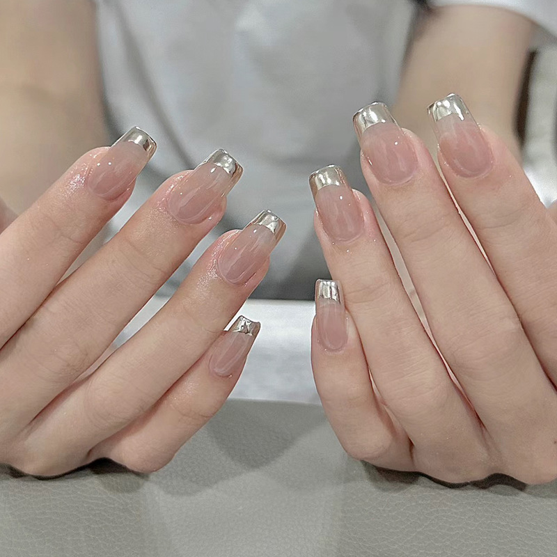 24Pcs Medium Coffin Press on N - Nail Art Ombre recension och pris