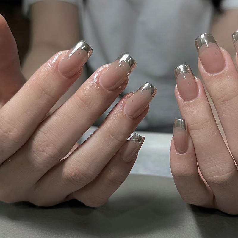 24Pcs Medium Coffin Press on N - Nail Art Ombre recension och pris