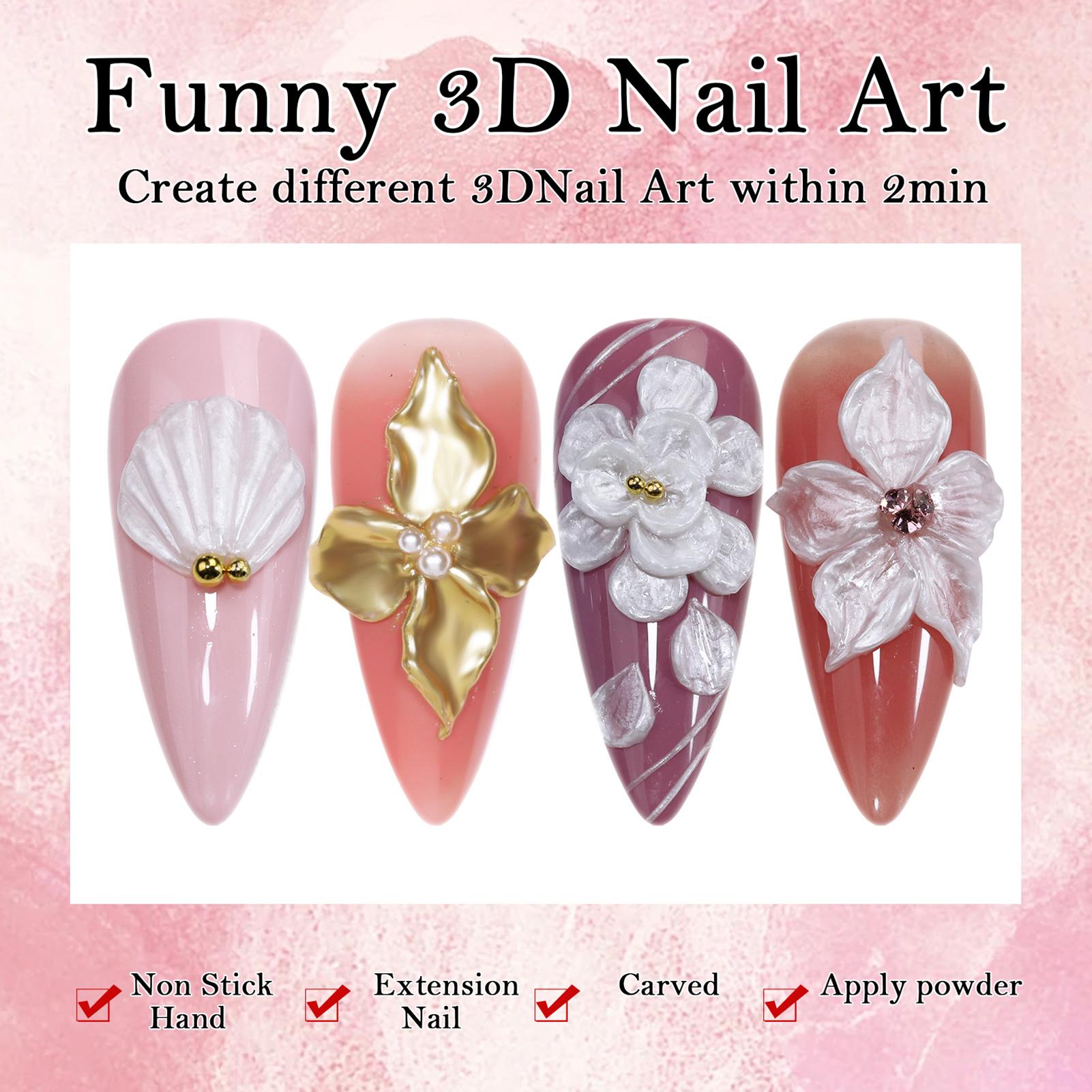 Nail Molding Gel, 5g Pearl 3D  - Nail Art Ombre recension och pris
