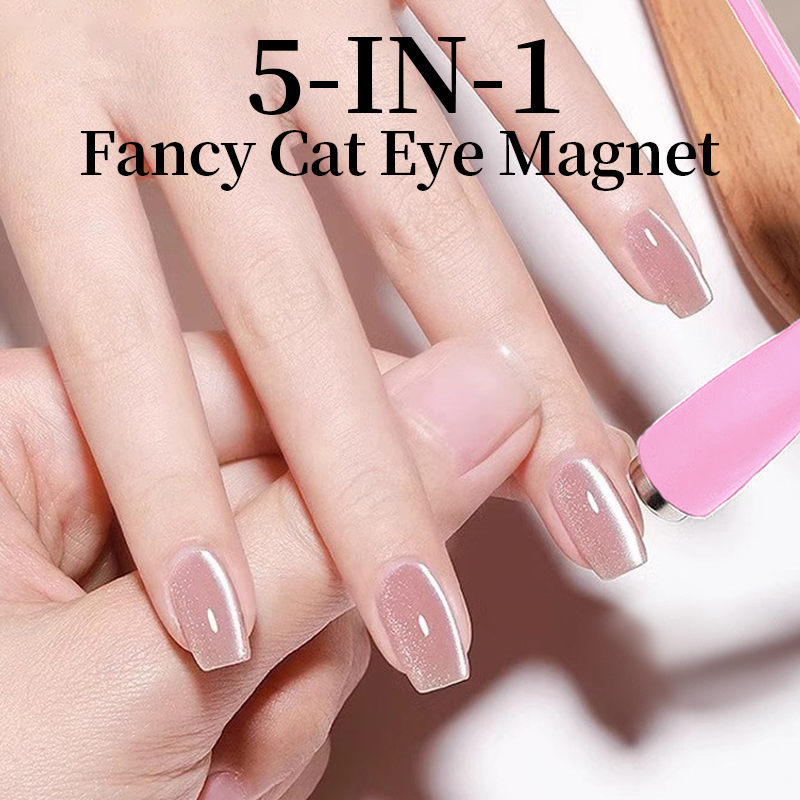 5 In1 Pattern Nail Magnet Cat  - Nail Art Maroon recension och pris