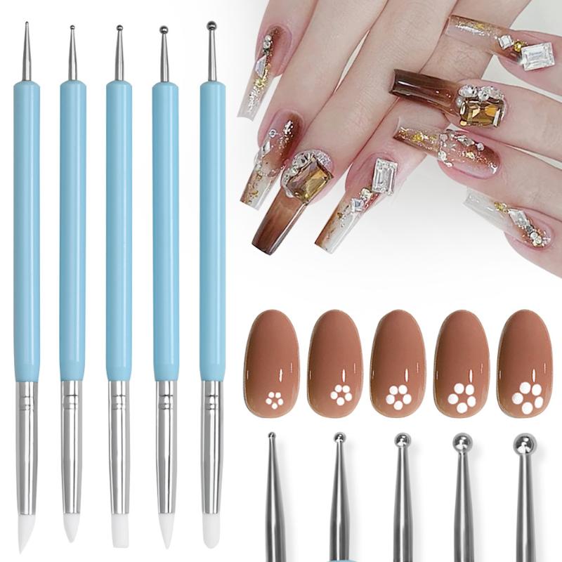 1/10/15 Pcs/Set Dual Ended Rhi - Nail Art Brush Set recension och pris