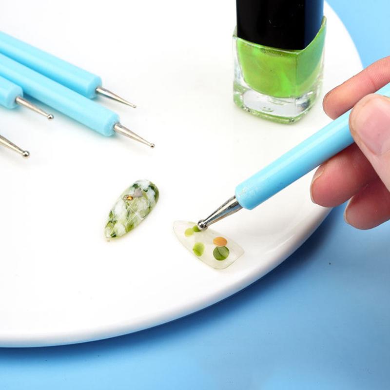 1/10/15 Pcs/Set Dual Ended Rhi - Nail Art Brush Set recension och pris