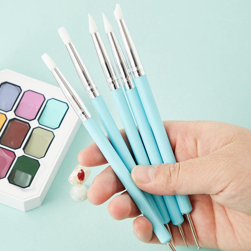 1/10/15 Pcs/Set Dual Ended Rhi - Nail Art Brush Set recension och pris