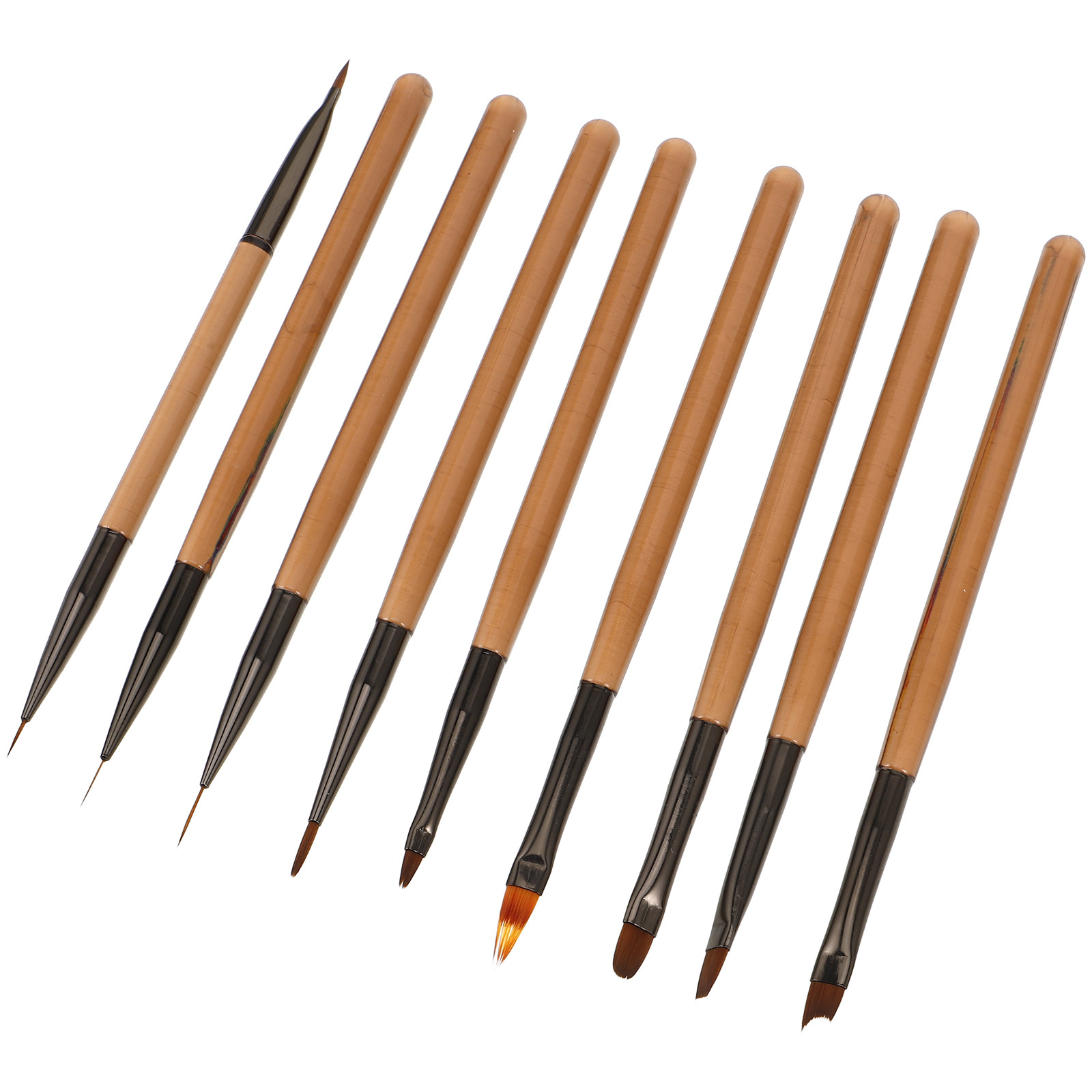 1Set Elegant Nail Art Brushes  - Nail Art Brush Set recension och pris