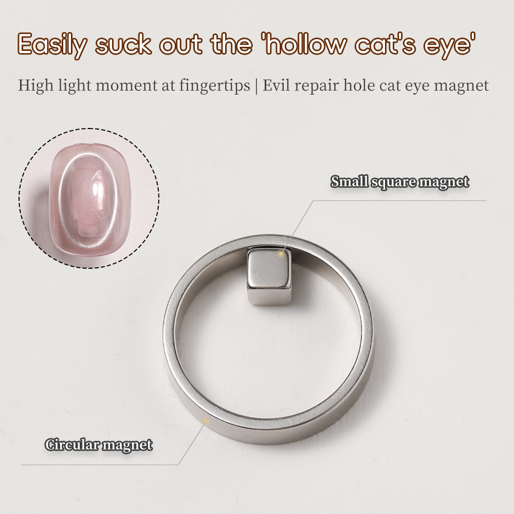 Ring Magnet Small Square Magne - Nail Gel Polish Set recension och pris