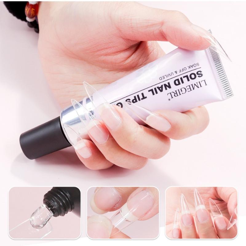 30g Soft Transparent Nail Tips - Nail Art Ombre recension och pris